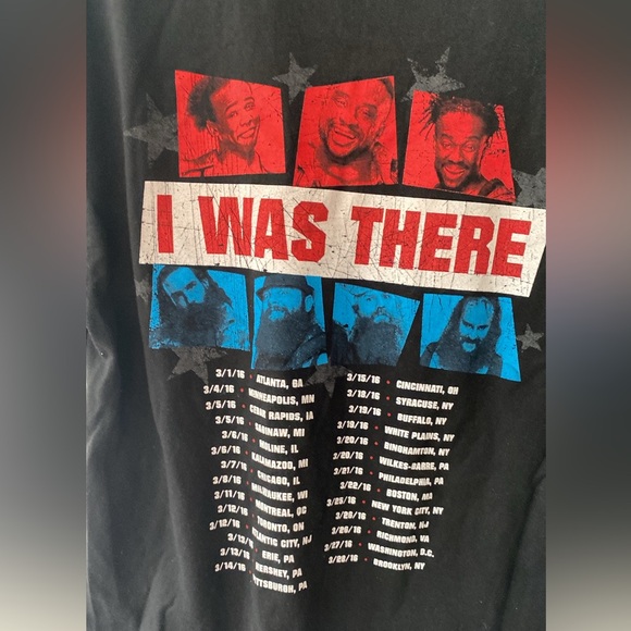 2016 WLive Road To Wrestle Mania Graphic Black T-Shirt - Picture 2 of 5